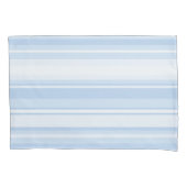 Housse D'oreillers Bébé rayures bleues (devant)