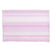 Housse D'oreillers Bébé rayures roses (devant)