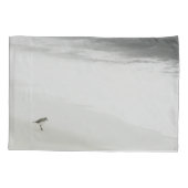 Housse D'oreillers Bécasseau côtier sur la plage (Dos-gauche)