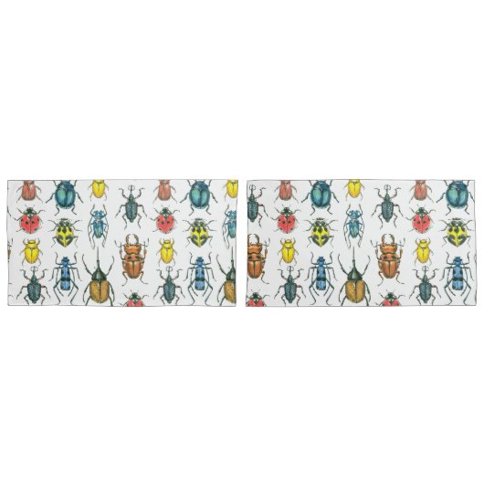 Housse D'oreillers Beetles (devant-Set)