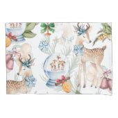 Housse D'oreillers Belle aquarelle Noël (devant-gauche)