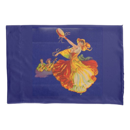 Housse D'oreillers belle danseuse espagnole (devant)