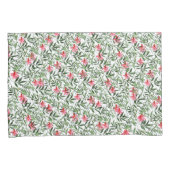 Housse D'oreillers Belle florale rose (devant-Droit)