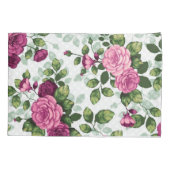 Housse D'oreillers Belle florale violette moderne moderne (Dos)