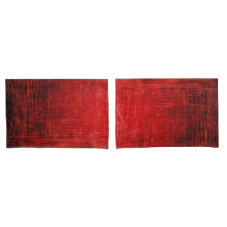 Housse D'oreillers Belle Paire Rouge De Coutrelles !