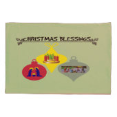 Housse D'oreillers Bénédiction de Noël (Dos-gauche)