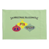 Housse D'oreillers Bénédiction de Noël (Dos-Droit)