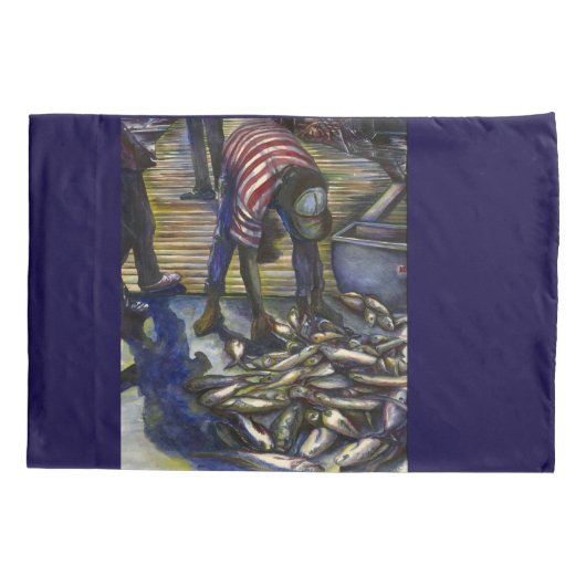 Housse D'oreillers Bénédictions de samedi, Harbour Island, Bahamas (Dos)