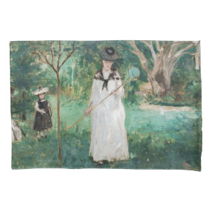 Housse D'oreillers Berthe Morisot - La chasse aux papillons