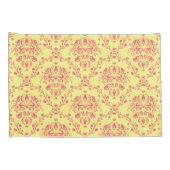 Housse D'oreillers Beurre et canneberge Damas (Dos-Droit)