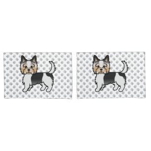 Housse D'oreillers Biewer Yorkshire Terrier Chien de Dessin Animé & P