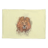 Housse D'oreillers Big Cat lion (Dos)