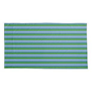 Housse D'oreillers Bigorneau et Roi vert Pillow Case de rayure