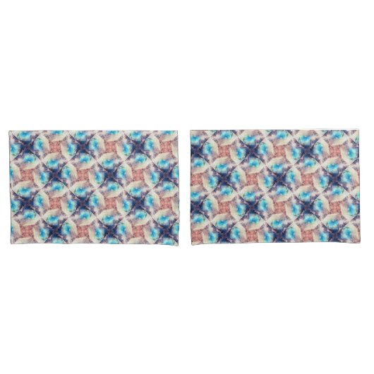 Housse D'oreillers Bijoux primeurs turquoise (devant-Set)