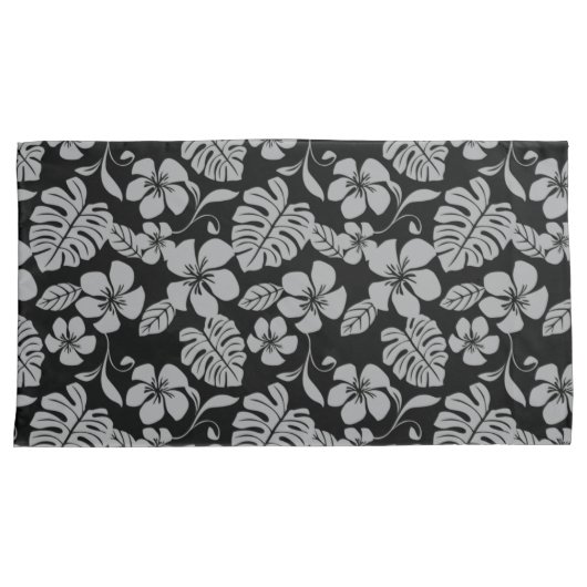 HOUSSE D'OREILLERS BIKINI ROSE (NOIR/GRIS) (devant-Droit)