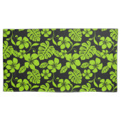 HOUSSE D'OREILLERS BIKINI ROSE (NOIR/LIME) (devant-gauche)