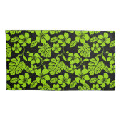 HOUSSE D'OREILLERS BIKINI ROSE (NOIR/LIME) (Dos-Droit)