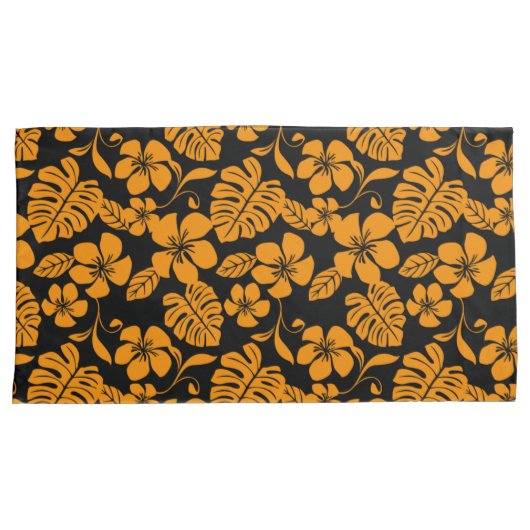 HOUSSE D'OREILLERS BIKINI ROSE (NOIR/ORANGE) (devant-Droit)