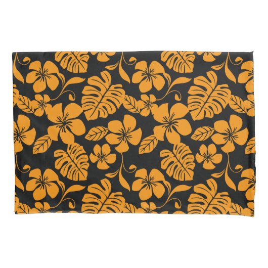 HOUSSE D'OREILLERS BIKINI ROSE (NOIR/ORANGE) (devant-gauche)