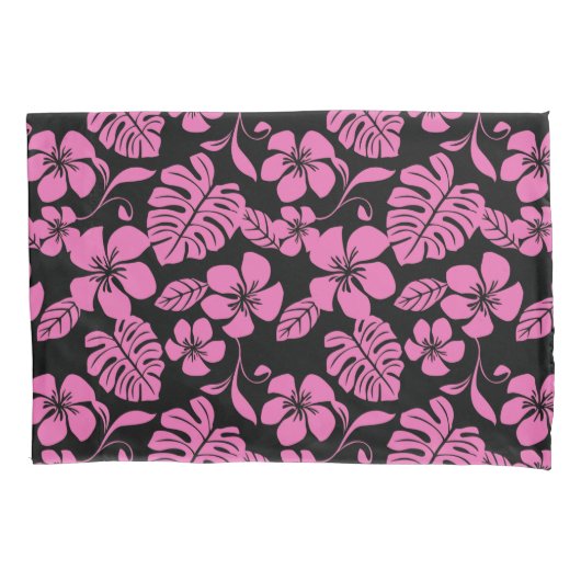 HOUSSE D'OREILLERS BIKINI ROSE (NOIR/ROSE) (devant-gauche)