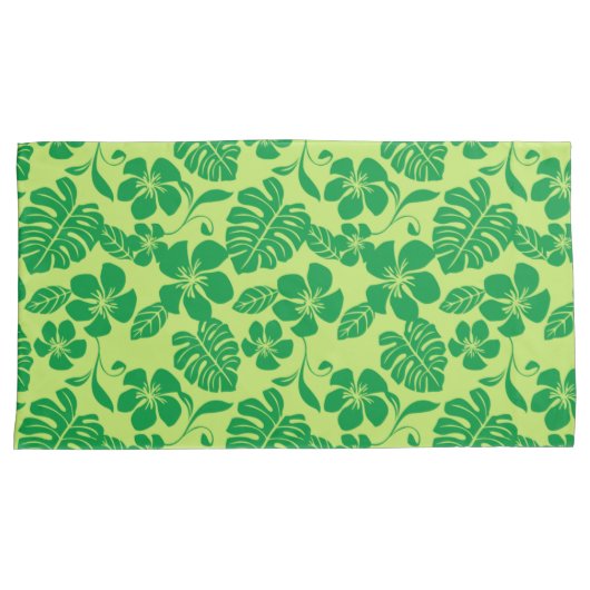 Housse D'oreillers BIKINI ROSE (VERT x 2) (devant-Droit)