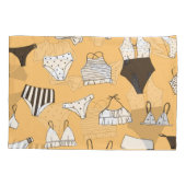 Housse D'oreillers Bikini tropical : Motif d'été à main (Dos)