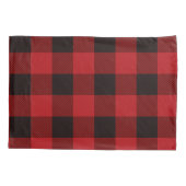 Housse D'oreillers bison bison plaid bébé il fait froid dehors (Dos)