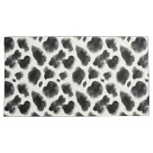 Housse D'oreillers Black and White Cow Print Pattern (devant-Droit)