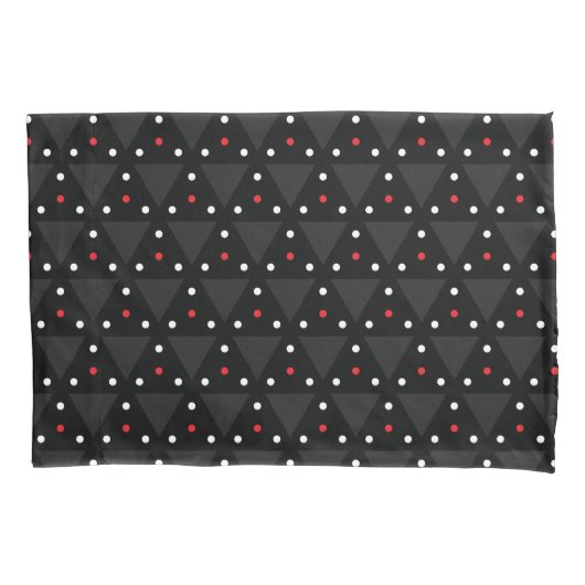 Housse D'oreillers Black Triangle UFO Pattern Modern Abstract (devant-gauche)
