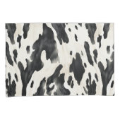 Housse D'oreillers Black White Cow Print Animal Farm (devant-Droit)