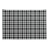 Housse D'oreillers Black White Plaid Pattern (Dos-Droit)