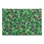Housse D'oreillers Blackberry en vert (Dos-Droit)