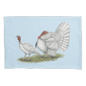 Housse D'oreillers Blanc Hollande de dindes (devant)