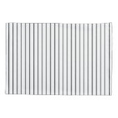 Housse D'oreillers Blanc Noir Frappe Jaune Lily Orange (Dos-gauche)