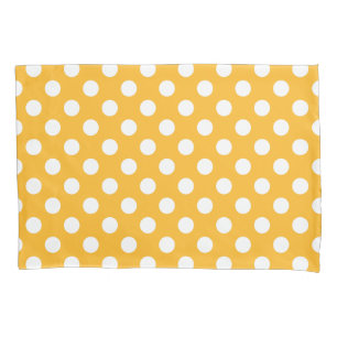 Housse D'oreillers Blanchir les pois sur le jaune