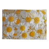 Housse D'oreillers Blancs : Beau Arrière - plan Floral (Dos)