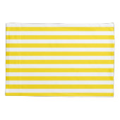 Housse D'oreillers Blancs Jaunes Trendy Modèle élégant simple (Dos)