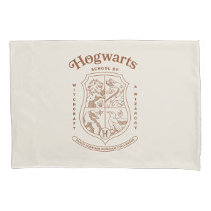 Housse D'oreillers Blason de l'école de sorcellerie et de wizardry HO