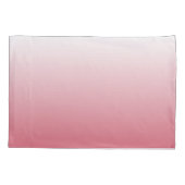 Housse D'oreillers Bleu à deux tons foncé rose saumon (Dos)