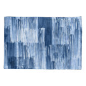 Housse D'oreillers Bleu Aquarelles : Motif géométrique (Dos)