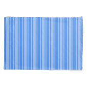 Housse D'oreillers Bleu bonbons rayures (Dos)