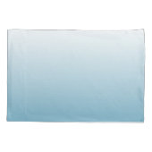 Housse D'oreillers Bleu d'ange à deux tons (Dos)
