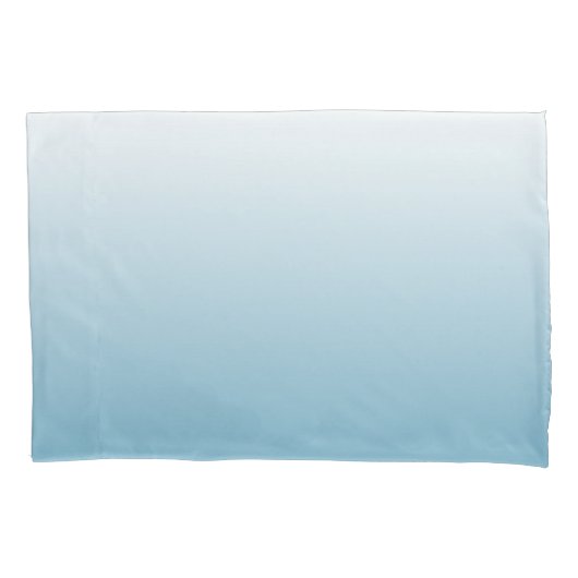 Housse D'oreillers Bleu d'ange à deux tons (devant)