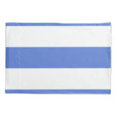 Housse D'oreillers Bleu et blanc (Dos)