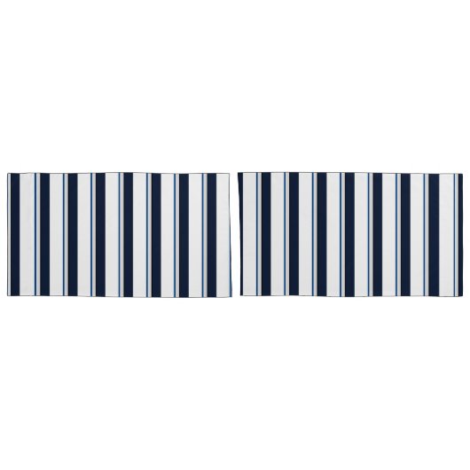 Housse D'oreillers Bleu et blanc (Dos-Set)