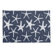 Housse D'oreillers Bleu et blanc de la marine de Starfish (Dos-Droit)