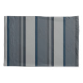 Housse D'oreillers Bleu et gris (Dos)