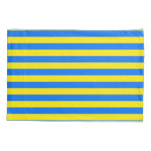 Housse D'oreillers Bleu et jaune (Dos)