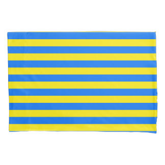 Housse D'oreillers Bleu et jaune