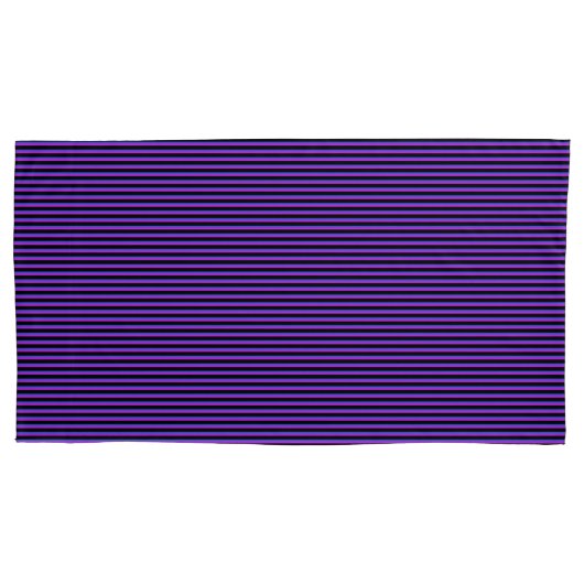 Housse D'oreillers Bleu et Noir et Violet (devant-gauche)